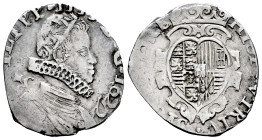 Philip IV (1621-1665). 1 tari. 1622. Naples. MC/C. (Tauler-2126). (Vti-319). (Mir-245/2). Ag. 4,70 g. VF. Est...100,00. 

Spanish description: Felip...