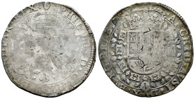 Philip IV (1621-1665). 1 patagon. 1632. Antwerpen. (Tauler-2405). (Vti-736). (Vanhoudt-646.AN). Ag. 27,29 g. Scratches. F/Almost VF. Est...60,00. 

...