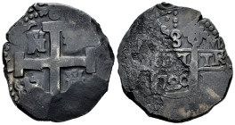 Philip V (1700-1746). 8 reales. 1720. Lima. M. (Cal-1293). Ag. 25,78 g. Dark patina. Rust on reverse. VF. Est...200,00. 

Spanish description: Felip...