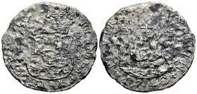Philip V (1700-1746). 8 reales. 1742. Mexico. MF. (Cal-1461). Ag. 18,81 g. Heavy corrosion from salt water immersion. Recovered from: "Hollandia", sun...