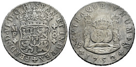 Ferdinand VI (1746-1759). 8 reales. 1767. Mexico. MF. (Cal-477). Ag. 26,86 g. Cleaned. Almost VF. Est...250,00. 

Spanish description: Fernando VI (...
