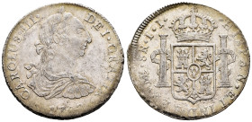 Charles III (1759-1788). 8 reales. 1787. Lima. IJ. (Cal-1058). Ag. 26,97 g. With some original luster remaining. Almost XF/Choice VF. Est...180,00. 
...