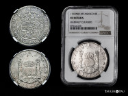 Charles III (1759-1788). 8 reales. 1769. Mexico. MF. (Cal-1095). Ag. Slabbed by NGC as XF DETAILS HARSHLY CLEANED. NGC-XF. Est...300,00. 

Spanish d...