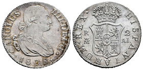 Charles IV (1788-1808). 2 reales. 1808. Madrid. AI. (Cal-619). Ag. 5,95 g. The date digits are noticeably spaced. Original luster and soft tone. Very ...