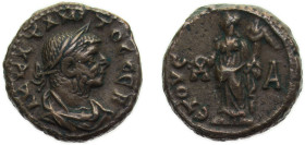 Rome Alexandria Egypt, Roman Provincial AD 275-276 AE Tetradrachm - Tacitus Potin Alexandria mint 7.6g VF Geissen3118; Dattari5516
