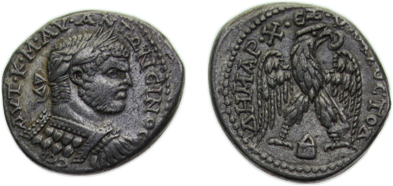 Rome Edessa Roman provinces, Mesopotamia AD 215-217 AR Tetradrachm - Caracalla S...