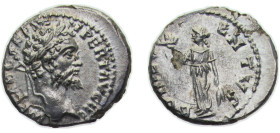 Rome Roman Empire AD 194-195 AR Denarius - Septimius Severus(BONI EVENTVS, Bonus Eventus), Rare Silver Emesa mint UNC RIC347