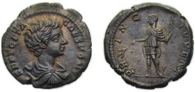Rome Roman Empire AD 200-202 AR Denarius - Geta (PRINC IVVENT) Silver Rome mint 3.4g AU RIC IV.115B OCREric.4.ge.15B