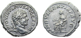 Rome Roman Empire AD 213-217 AR Denarius - Caracalla (INDVLGENTIAE AVG; Indulgentia) Silver Rome mint 3.1g AU RIC IV.1300 OCREric.4.crl.300