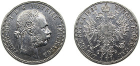 Austria Austrian Empire Austro-Hungarian Empire 1883 1 Florin - Franz Joseph I Silver (.900) Vienna mint 12.34g XF KM2222 Schön149