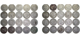 Austria Austrian Empire Austro-Hungarian Empire 1893-1900 1 Corona - Franz Joseph I, 20 Lots Silver (.835) VF KM2804 Schön7