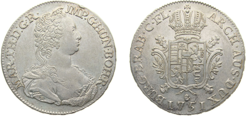 Belgium Austrian Netherlands Possession 1751 1 Ducaton - Maria Theresia (Type 1)...
