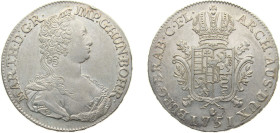 Belgium Austrian Netherlands Possession 1751 1 Ducaton - Maria Theresia (Type 1) Silver (.862) Antwerp mint 33.2g AU KM8 Her1890 Her1896