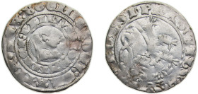 Bohemia Royal mint of Bohemia Holy Roman Empire ND (1310-1346) 1 Gross - Johan I von Luxemburg Silver (.875) 3.6g XF Don817