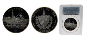 Cuba Second Republic 1998 10 Pesos (Rio Bravo) Silver (.999) 15g PCGS PR66 KM611