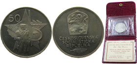 Czechoslovakia Socialist Republic 1973 50 Korun (Victory of Communist Party) Silver (.700) 13g PF KM78