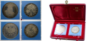 Czechoslovakia Socialist Republic 1972-1973 Medal (Great Moravia & 1 Thaler Rudolph II 1604 modern issue) Silver PF