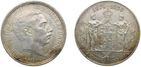 Denmark Kingdom 1930N; AH/HS 2 Kroner - Christian X (King's Birthday) Silver (.800) Royal Danish mint, Copenhagen, Denmark 15g AU KM829