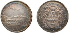 France Kingdom 1749 Jeton, COMMISSAIRES DU CHATELET DAMINOIS Silver 8.4g AU F.3261