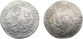 Germany Electorate of Saxony (Albertinian Line) Holy Roman Empire 1607HR 1 Thaler - Christian II, Johann Georg I and August Silver (.875) Dresden mint...