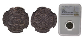 Great Britain England Kingdom ND (1461-1464) ½ Groat - Edward IV Silver Canterbury mint 1.33g NGC VF35 Sp1980