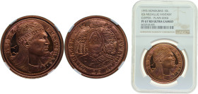 Honduras Republic 1995 10 Lempiras, Fantasy items Copper NGC PF67RD X1e.2