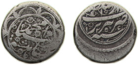 Iran Kingdom AH1256 (1840) 1 Qiran - Moḥammad Qājār (Type D) Silver (.773) Tabriz mint 5.2g VF KM797.9