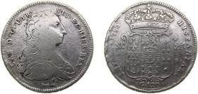 Italy Kingdom of Naples Italian states 1750 120 Grana - Carlos III Silver (.961) 24.7g VF KM162 MIR337