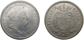 Italy Kingdom of the Two Sicilies Italian states 1818 120 Grana - Ferdinando I (1st type, large head) Silver (.833) 27.53g VF KM281