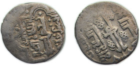 Mongol States Golden Horde Khanate AH727 (1327) Dirham "Dang" - Muhammad Uzbeg (Type 3) Silver Saray mint 1.47g XF Sagdeeva202 A2025
