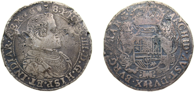 Netherlands Spanish Netherlands Duchy of Brabant 1638 ½ Ducaton - Philip IV (Sec...