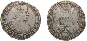 Netherlands Spanish Netherlands Duchy of Brabant 1664 ½ Ducaton - Philip IV (Second Type) Silver (.944) Antwerp mint 15.7g VF GH328-1b KM73.1