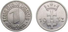 Poland Free city of Danzig 1932 1 Gulden Nickel 5g AU KM154