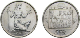 Switzerland Federal State 1936B 5 Francs (War bond) Silver (.835) (16.5% copper) Bern mint 15g UNC HMZ 21223a Divo/Tob19329 KM41 Schön37 Y46