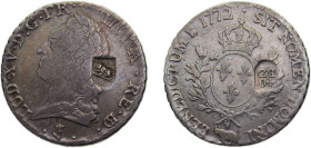 Switzerland Canton of Bern Swiss cantons 1816 (1772) 40 Batzens (Counterstamped) Silver (.917) 29g VF KM180