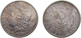 United States Federal republic 1886 1 Dollar "Morgan Dollar" Philadelphia Silver (.900) (.100 copper) Philadelphia mint 26.73g AU KM110