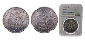 United States Federal republic 1904O 1 Dollar "Morgan Dollar" Silver (.900) (.100 copper) 26.73g NGC MS64 KM110