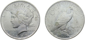 United States Federal republic 1923 1 Dollar "Peace Dollar" Silver (.900) Philadelphia mint 26.73g UNC KM150