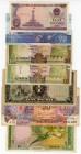 Asia Lot of 10 Banknotes 20 -th
India, Viet Nam, Cambodia, Philipines, Korea; VF-UNC