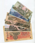 Korea Lot of 6 Banknotes 1947 - 1998
VF-/UNC