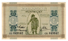 Netherlands Indies 2,5 Gulden 1940
P# 109, # CG049842; UNC