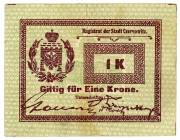 Russia - Ukraine Czernowitz 1 Krone 1914 (ND)
Ryab. 19263; # 63484; VF-