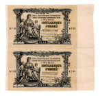 Russia - South Hight Command of Armed Forces 2 x 50 Roubles 1919
P# S422a, # КГ-42.; Watermark - lines; VF-XF