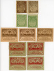 Russia Lot of 11 Banknotes 1917 (ND)
P# 38, 39, 82, 83, VF-UNC