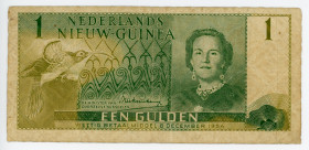 Netherlands New Guinea 1 Gulden 1954
P# 11a, N# 204395; # AK 005287; F