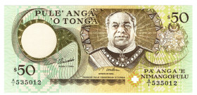 Tonga 50 Paanga 1995 (ND)
P# 36s, N# 330497; # A/1 535012; UNC