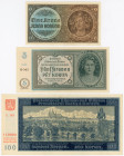Bohemia & Moravia Lot of 3 Banknotes 1940
P# 3, 4, 6, XF-UNC