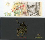 Czech Republic 100 Korun 2019 (2020) Specimen "100th Anniversary of the Czechoslovak Crown" Series "B"
N# 224422; # B 00 000000; Released just 2.000 ...