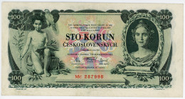 Czechoslovakia 100 Korun 1931
P# 23a, N# 222208; # Mc 287998; XF