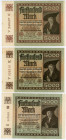 Germany - Weimar Republic 3 x 5000 Mark 1922
P# 81, N# 202210; AUNC-UNC